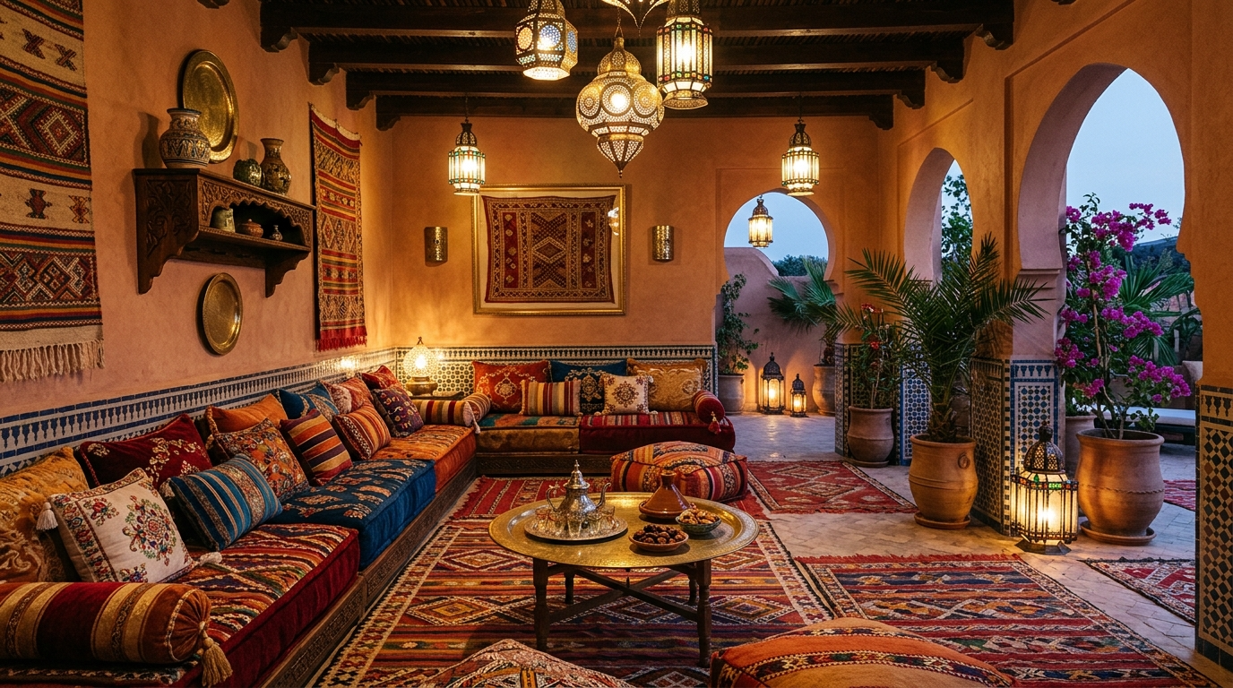 15 Vibrant Moroccan Decor Ideas for a Colorful Global Aesthetic